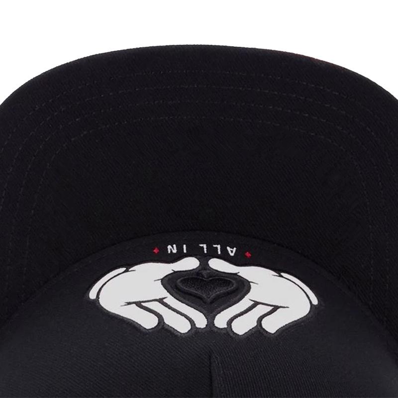 Cappellino snapback hip hop in cotone nero Brooklyn per uomo donna adulto casual da esterno cappellino da baseball osso