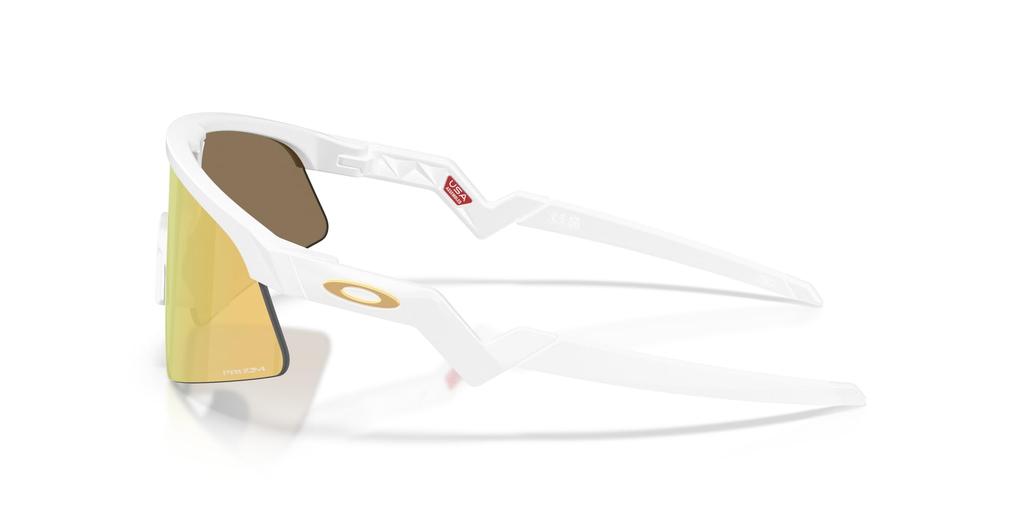 Oakley Resistor Sweep Matte White Prizm 24K 90151128 0OJ9015 Sunglasses, 128mm, Gold,