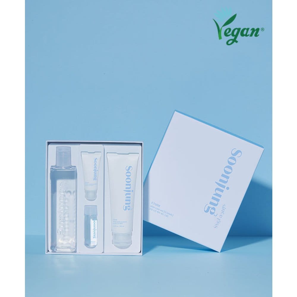 Set pur de îngrijire a pielii din 2 piese (toner + loțiune) / set de bază