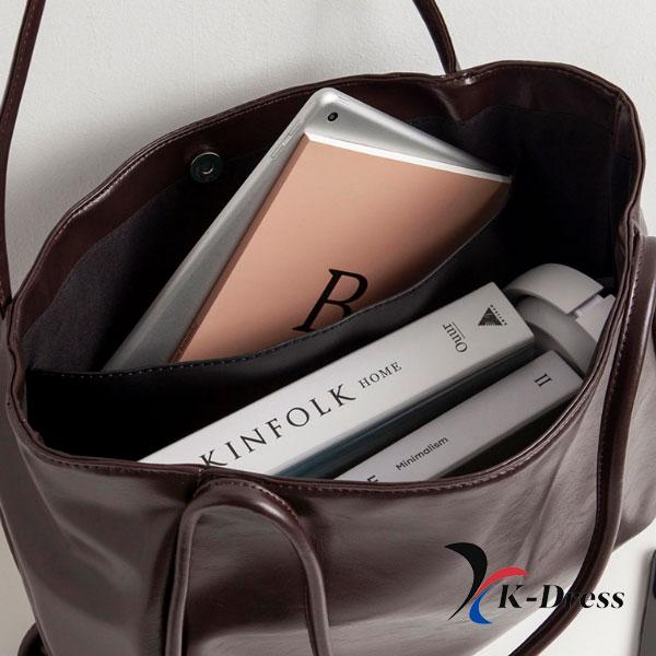 Big Shopper Laptop Shoulder Tote Bag (3 Colors)