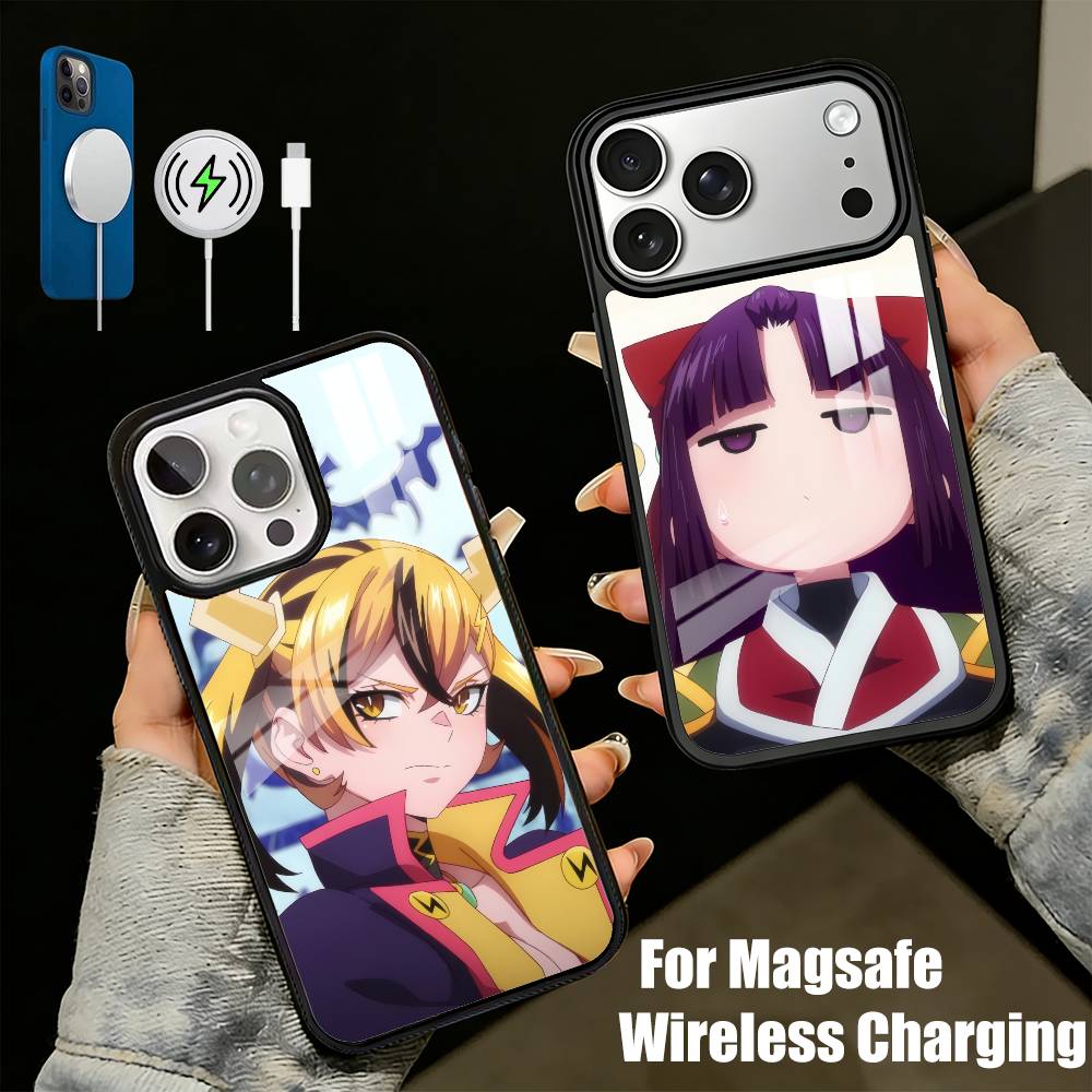 MatoS S-Seihei no Slave Étui de téléphone 2ème Personnage Pour iPhone17,16,15,14,13 Plus,Pro Max Magnétique Pour Magsafe Chargement Sans Fil