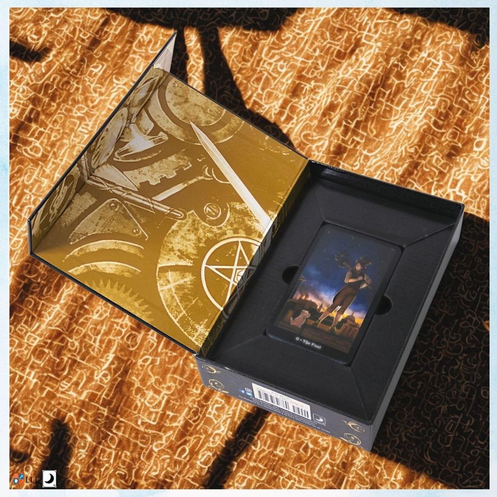 I.I.J Steampunk Tarot, Waite Edition, 78 Tarot Cards, Tarot Reading, with Japanese Instructions, Authentic