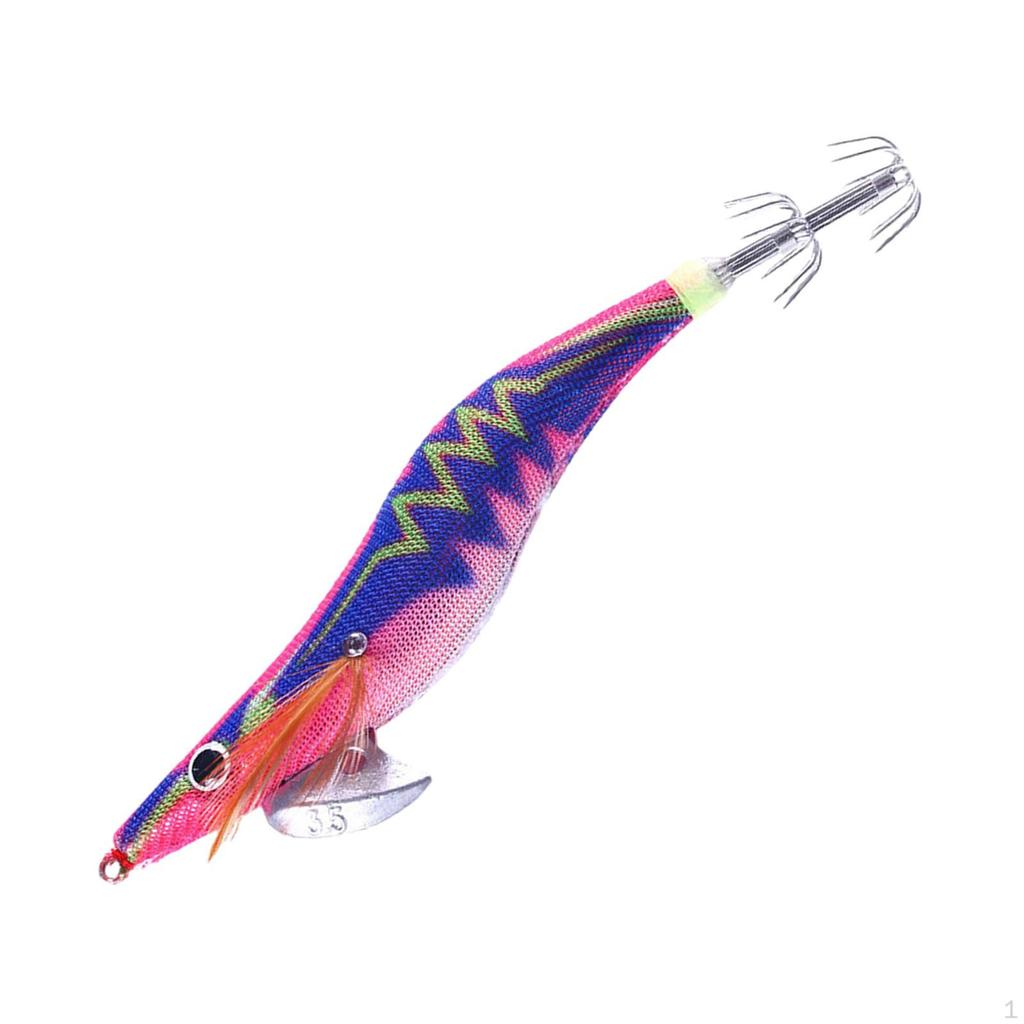 Luminous Squid Jig Hooks Lifelike Lures Fishing Baits