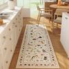 Cartoon Cat Pattern Carpet Mat Rug Colorful Home Decoration for Kitchen Living Room Floor Decor with Flower Butterfly Design