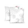 Anti-Allergy Pillow Microfiber Floral Silicone Various Sizes