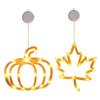 Autumn Decoration Light with Suction Cup IP55 Waterproof Easy to Install Battery Operated Halloween Decorative Window LED Light