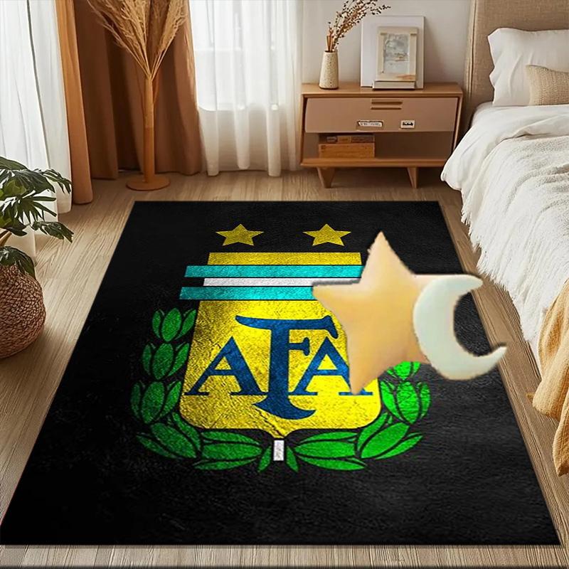 Argentina Football club Printed Office Carpet Chair Cushion Entryway Rug, Rugs for Living Room, Bedroom Christmas gifts