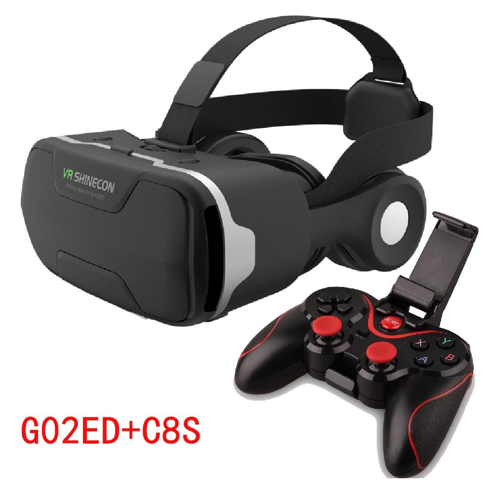 Virtual Reality VR Glasses, 3D Glasses, Google Cardboard VR Headset, Supports Game Controllers
