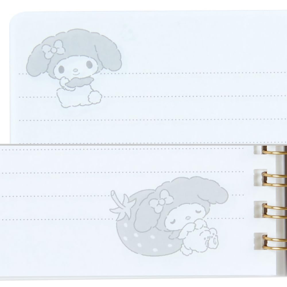 Sanrio My Melody B6 Ring Notebook Toy Design 515345 (Plush Stationery)