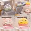 Plush Pillow Anime With Removable Blanket For Home Office Couch Gift Cushion