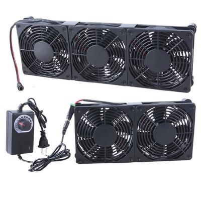 1500RPM Airflow Fan With Speed Adjuster AC100-240V For Computer Cabinets Routers Set-Top Boxes Game Consoles Cooling Fan