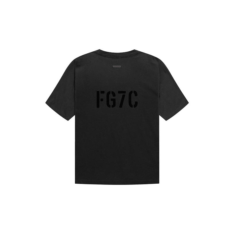 Fear of God FG7C Tee Vintage Black Men Tops FG50-071CTJ-010