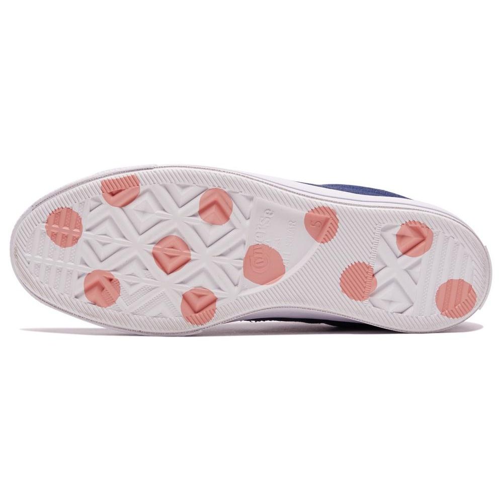 Converse One Star Ox Comfortable Casual Slip Resistant Durable Low Top Skate Shoes Unisex Sneakers Navy White 160621C