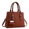 Women's PU Leather Top Handle Satchel Shoulder Tote Bags Casual Purses and Handbags Shopping Shoulder Bags Messenger Tote Bag Crossbody Bag for Women