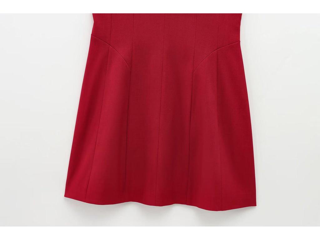 Elegant Sleeveless Balloon Dress for Women - European and American Style