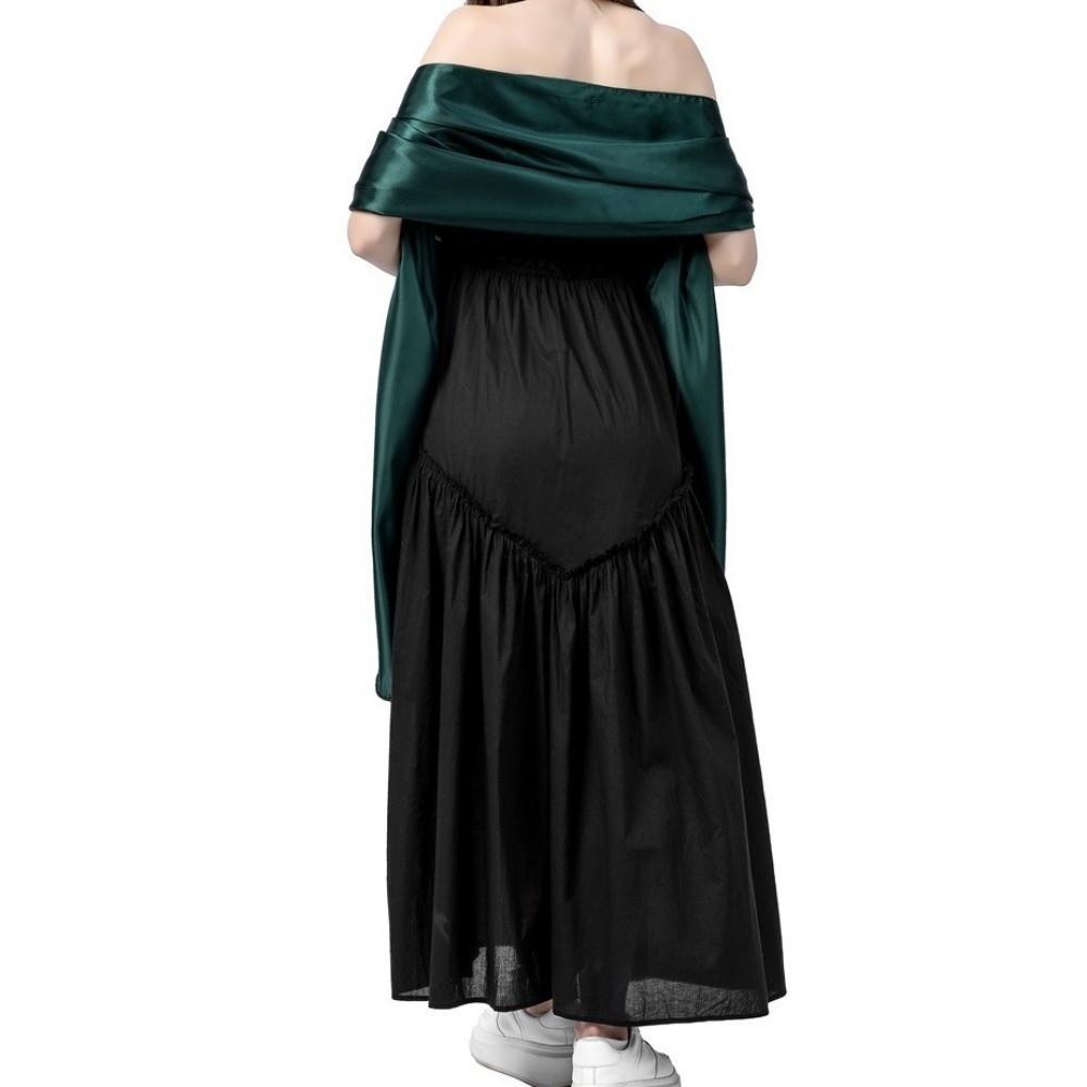 Lightweight Bridesmaid Shawl Scarfs Soft Chiffon Wedding Party Shawl Evening Shawl  Bridal Party темно-зеленого