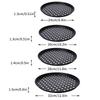 Bakeware Baking Tool Carbon Steel Non-Stick Pizza Baking Pan Mesh Tray Plate Round Deep Dish Pizza Pan Tray Mould