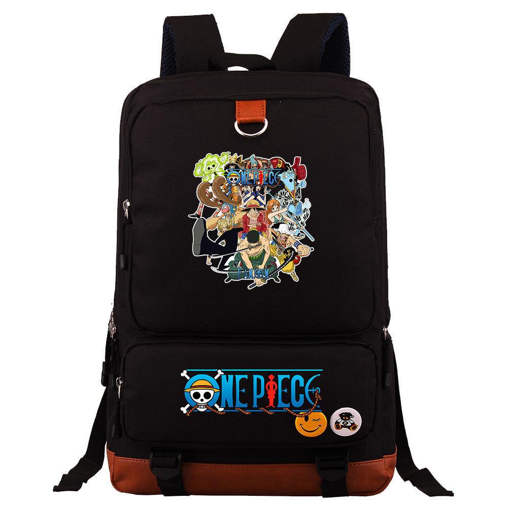 Anime/cartoon One Piece Luffy printed backpack