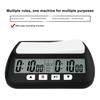 Professional Chess Clock Count Up Down Timer Multipurpose Digital Watch Portable Board Game Timer Clock for International Chess