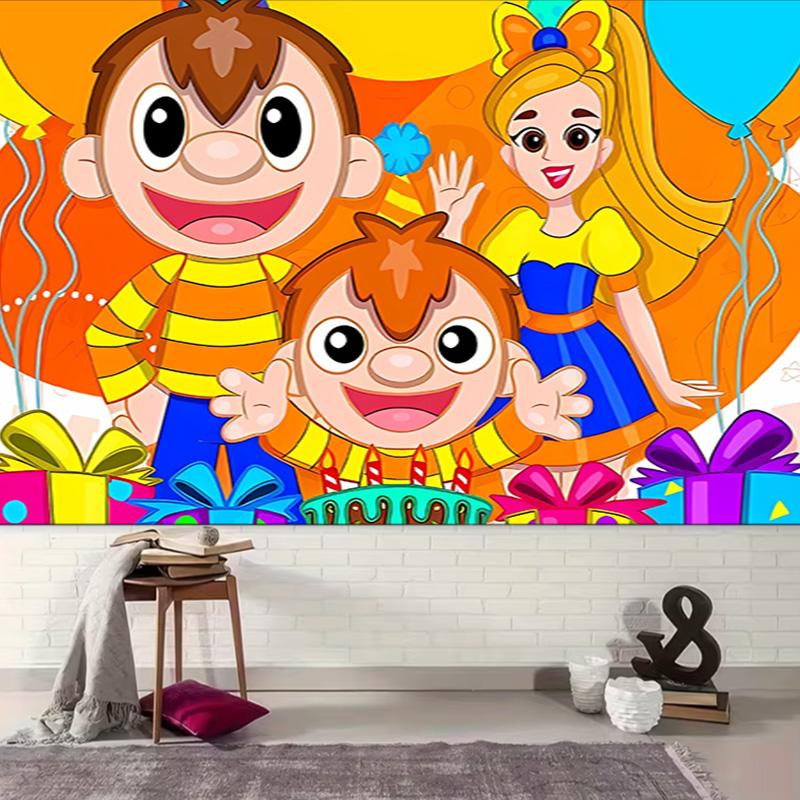 1pc Cartoon B-Bely B-Beto Tapestry, Living Room, Bedroom, Office, Party Decor, Ideal Festive Gift