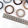 4cm Solid Color Elastic Hair Ties, Girls High Ponytail Towel Circle Hair Accessories