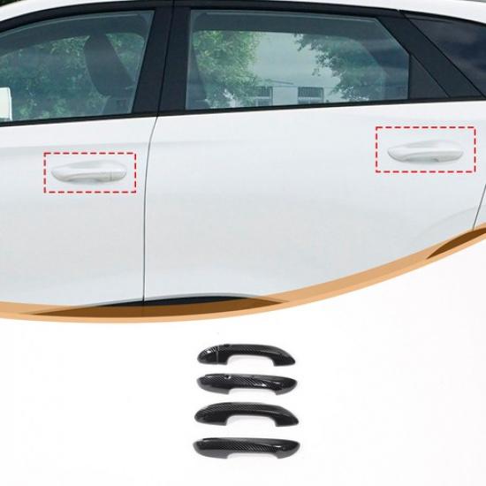 ABS Carbon Fiber Exterior Outside Door Handle Cover For MG4 MG 4 EV EH32 -25