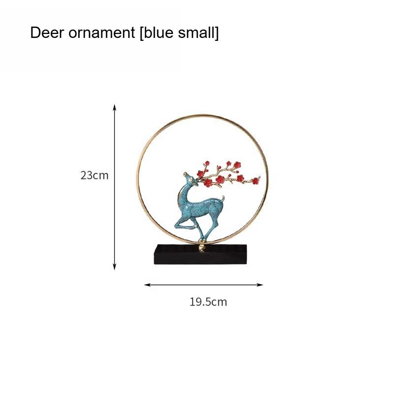 Plum Blossom Deer Ornament Living Room Light Luxury High End TV Cabinet Decoration Moving Home Gift