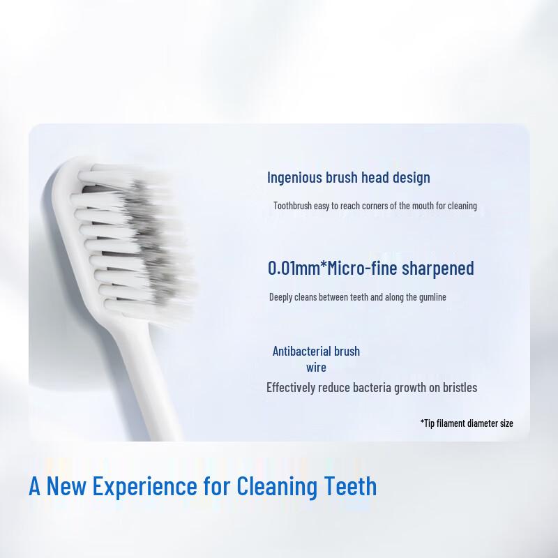 JD Jingzao Fine Silk Gum Protection Toothbrush (10-pack)