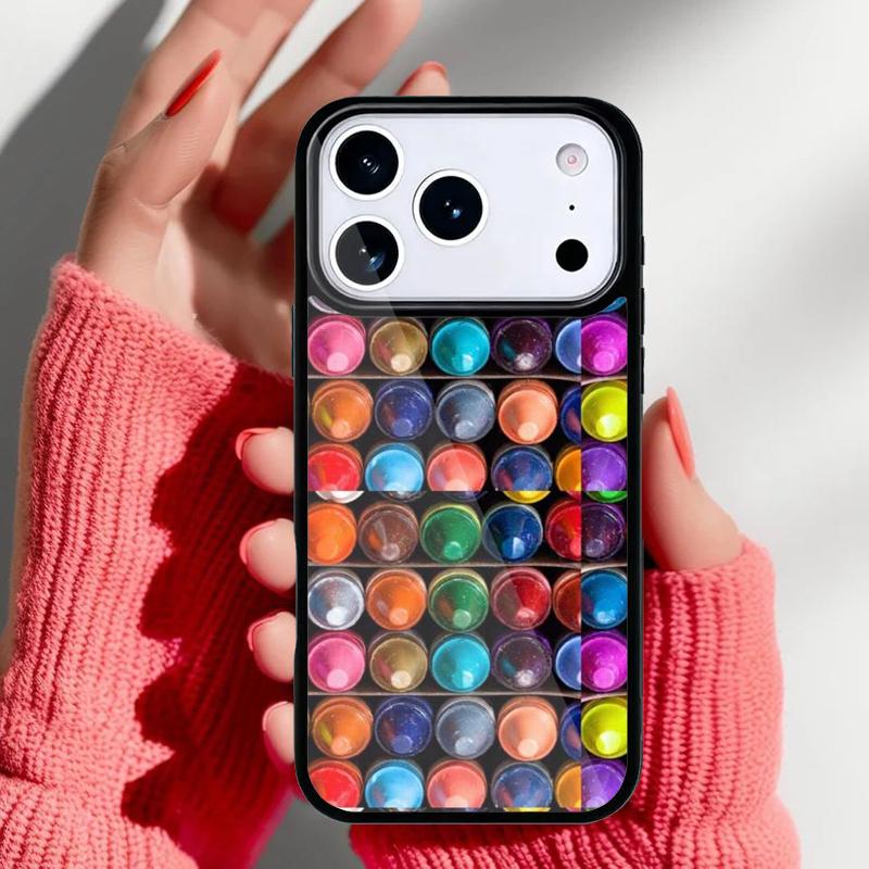 

Rainbow Coloured Crayons Phone Case for iPhone 17 Air 16e 15 14 13 Pro Max Back Cover for 12 11 Pro Coque iPhone 13 Pro
