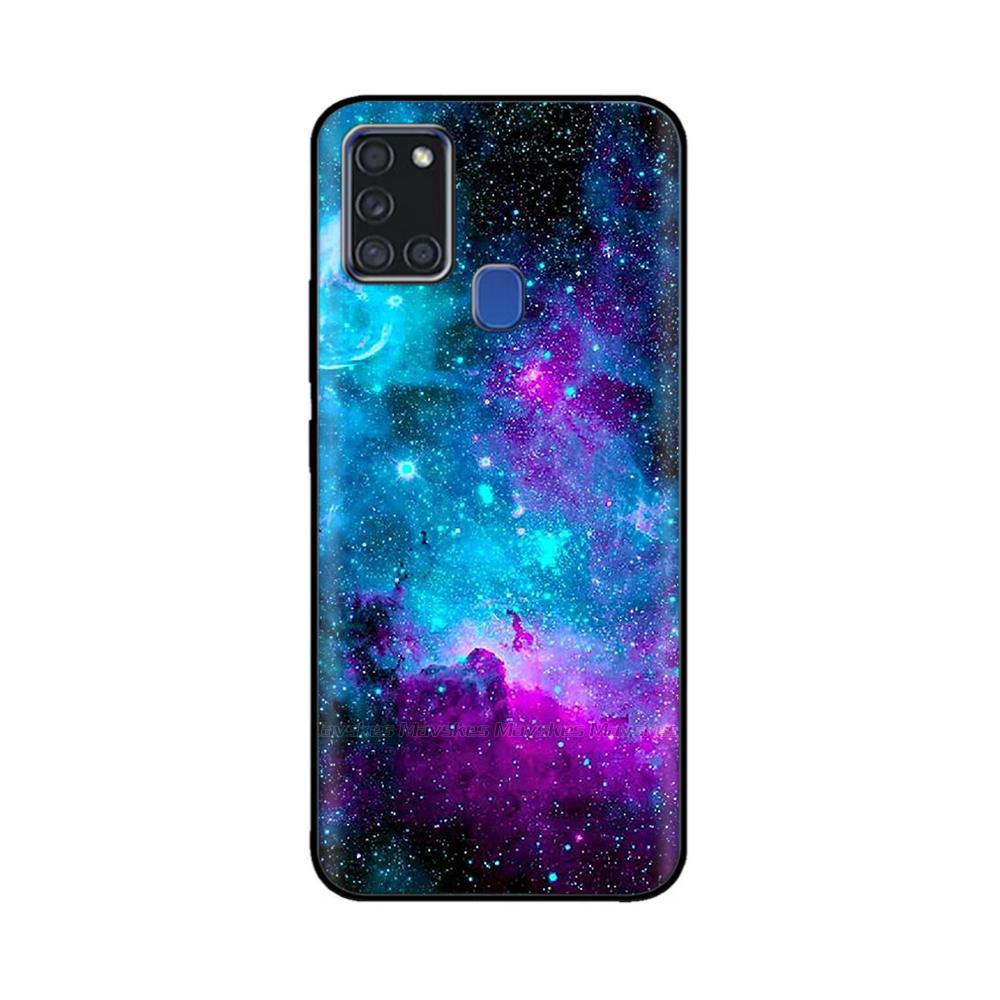 For Samsung A21S Case Silicone Back Protector Phone Soft TPU Bumper Case On For Samsung Galaxy A21s GalaxyA21s A 21s A217 Cover