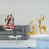Table Sign Acrylic Desktop Decor Deer Sculpture Statue Resin Figurines Design Suitable for Bookshelf