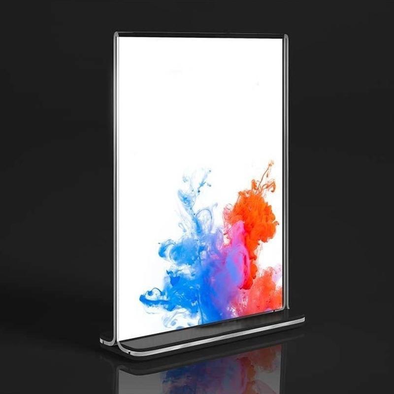 Klarer Papierhalter Restaurant Schildhalter Transparent A4 Displaytafel Büro Bilderrahmen Hochzeit 1 Stück