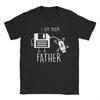 Funny Floppy Disk I Am Your Father Noooooo Usb Tshirts For Unisex Unisex Novelty 100 Cotton Tees Crew Neck Short Sleeve T Shirt