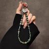 Eye Catching Mobile Phone Chain Acrylic Beaded Cellphone Lanyard For Women Girls Telephone Strap Jewelry Drop-resistant