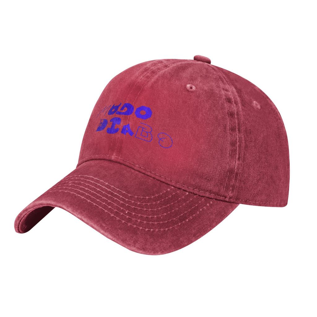 Duki Devil Mode Men Women Baseball Cap  Distressed Washed Hats Cap Outdoor Summer Adjustable Fit Sun Cap