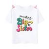Frozen Elsa Anna Princess Number Bow Print Kids Tshirt Girls Clothes 1 2 3 4 5 6 7 8 9 Years Birthday Baby Boys T-Shirts,HKP2453