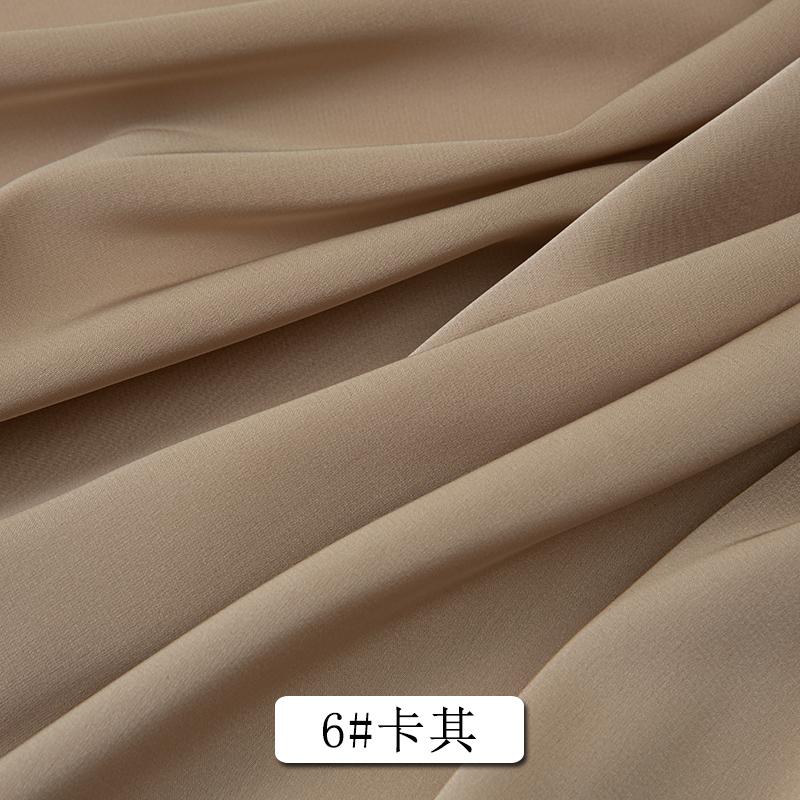 0.5m/1m/2m Soft Satin Chiffon Fabric For Clothing Skirts, Shirt Linings, Home Wear, Pajamas, Handmade DIY Fabric TJ22078