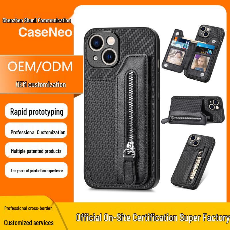 Multifunction Leather Case & Card Holder for Apple 16, Samsung, Redmi, Huawei
