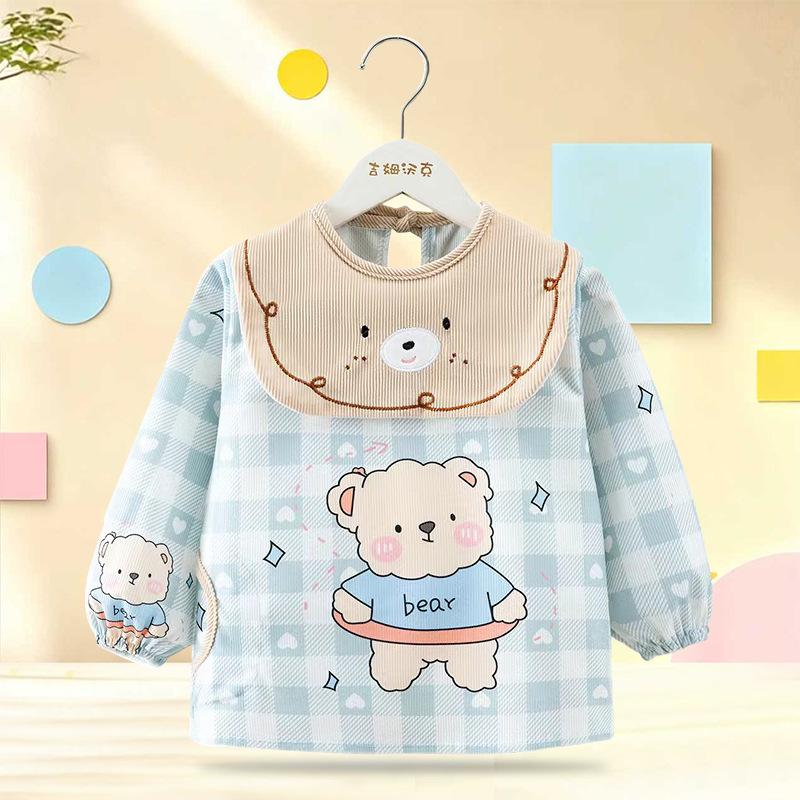 Unisex Baby Waterproof Long Sleeve Coveralls: Autumn/Winter Bib & Apron