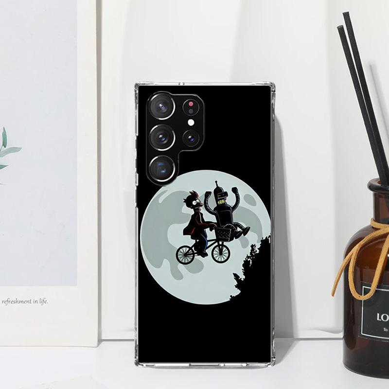 Cartoon F-Futuramas Phone Case For Samsung Galaxy S26 S25 Edge S24 FE S23 S22 Ultra S21 Plus S20 + Art Fundas Back Cover Galaxy