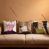 Game D-Dating K-Killmulator Pillow Covers Cartoon Sofa Decorative Home Double-Sided Printing Short Plush Cute Cushion Cover