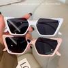 Vintage Brand Designer Irregular Sunglasses Women For Men Sun Glasses Luxury Trending Candy Gradient Eyeglasses Punk Pink Shades