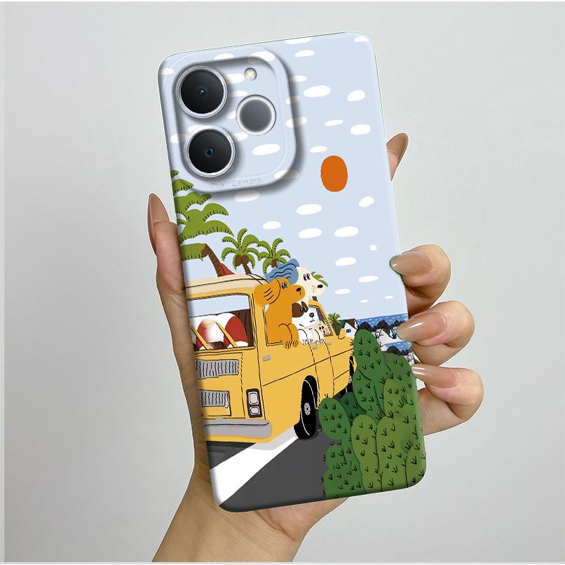 For Realme Note 70T Phone Case Aesthetic Butterfly Flower Anti Drop Protection Covers For Realme Note 70 T Note70T Bumper Casing