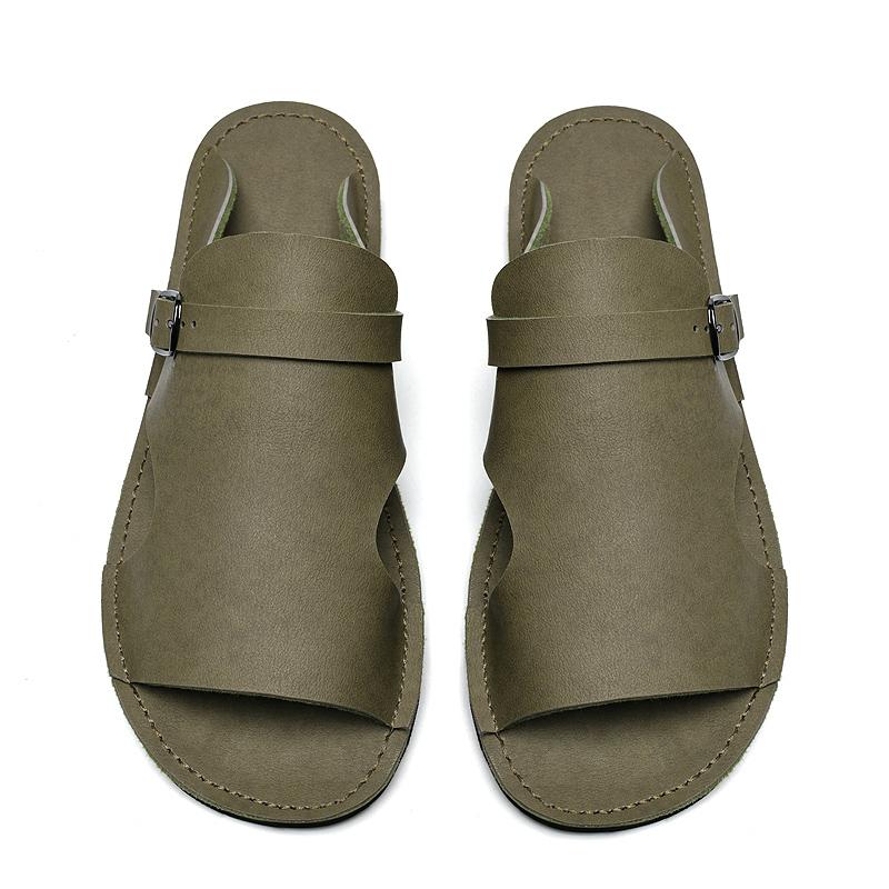 Fashion Business gentleman Summer Shoes Comfortable flat bottomed classic style Outdoor street walking Adult shoes Black Brown Hot