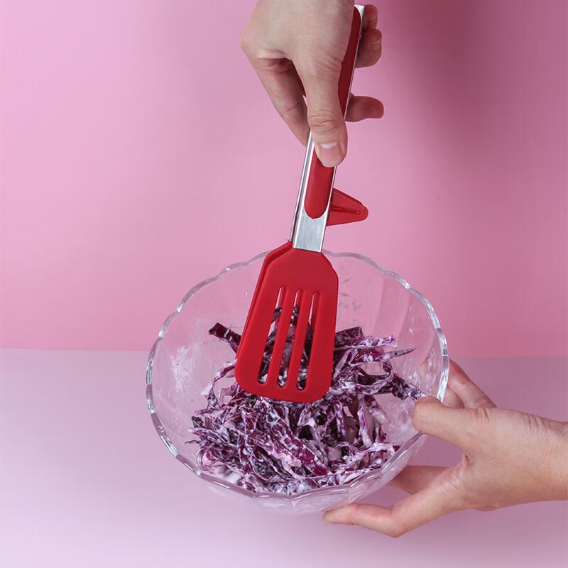 Zhizhou Silicone Food Tongs with Stand