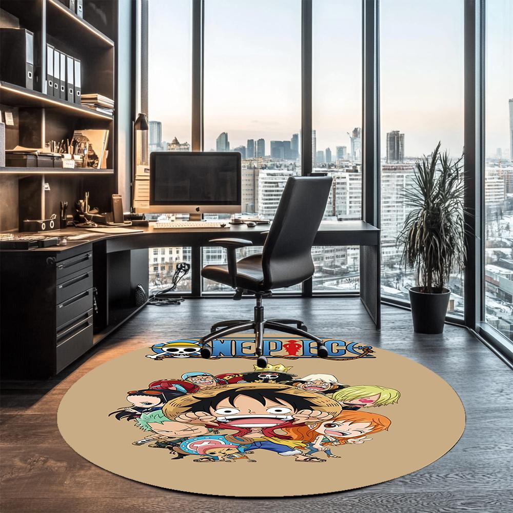 One Piece Printed Round Rug Carpet Chair Rug Area Rug Entryway Doormats,for Office Chair Living Room Bedroom Kitchen Room.