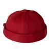 Vintage Men's Summer Cotton Brimless Skullies Cap Street Portable Docker Hats Multipurpose Beanie Hat Hip Hop Hats Japanese INS