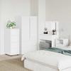 Storage Cabinet White 40 x 48 x 105 cm Engineered Wood