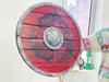 Fenrir Red Wolf Viking Shield: Norse Mythology Decor - Valhalla Cosplay