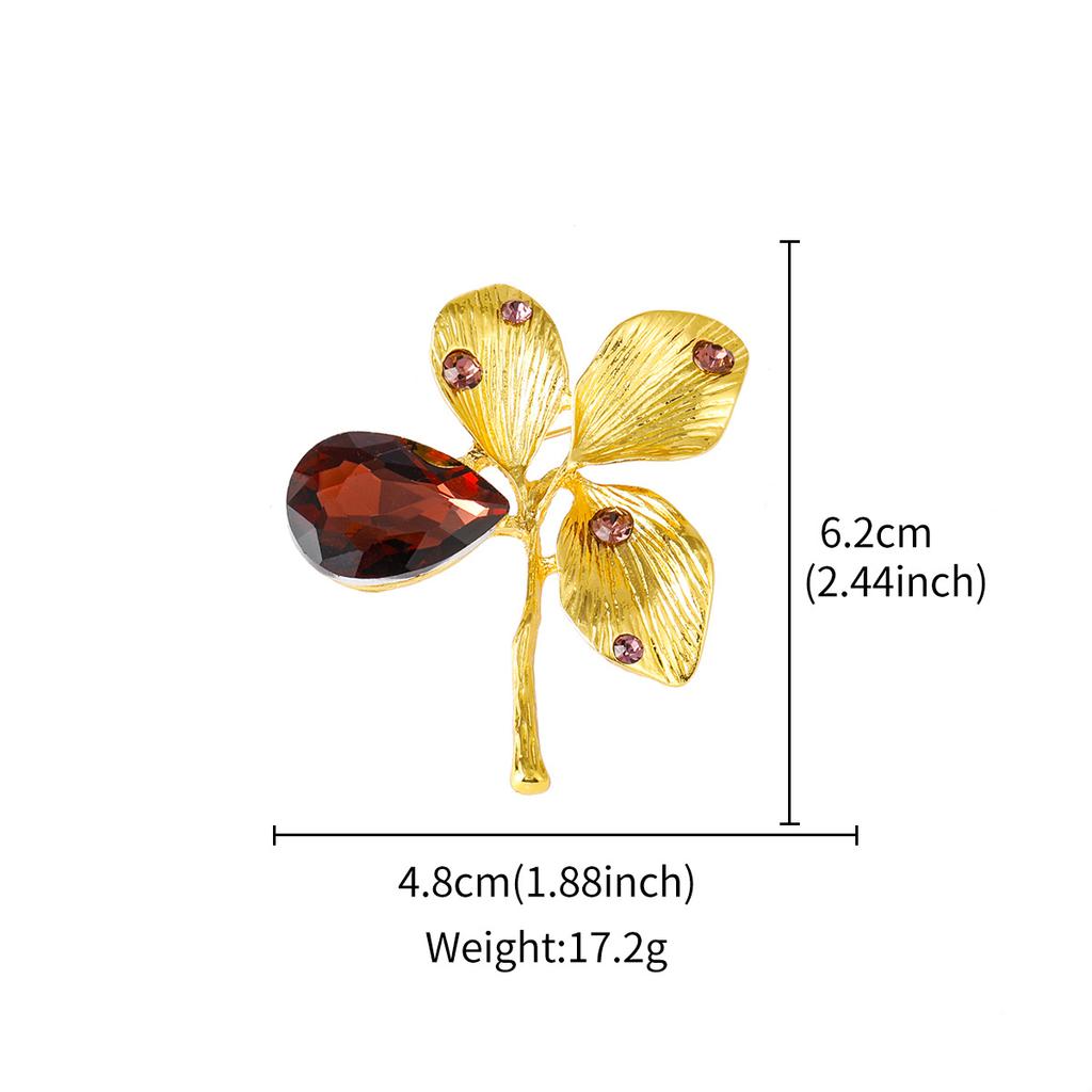 Premium Sense Alloy Brooch Women's Summer Anti-light Clothing Men's Decorative Hat Pin Pendant Jewelry Wholesale Accessories